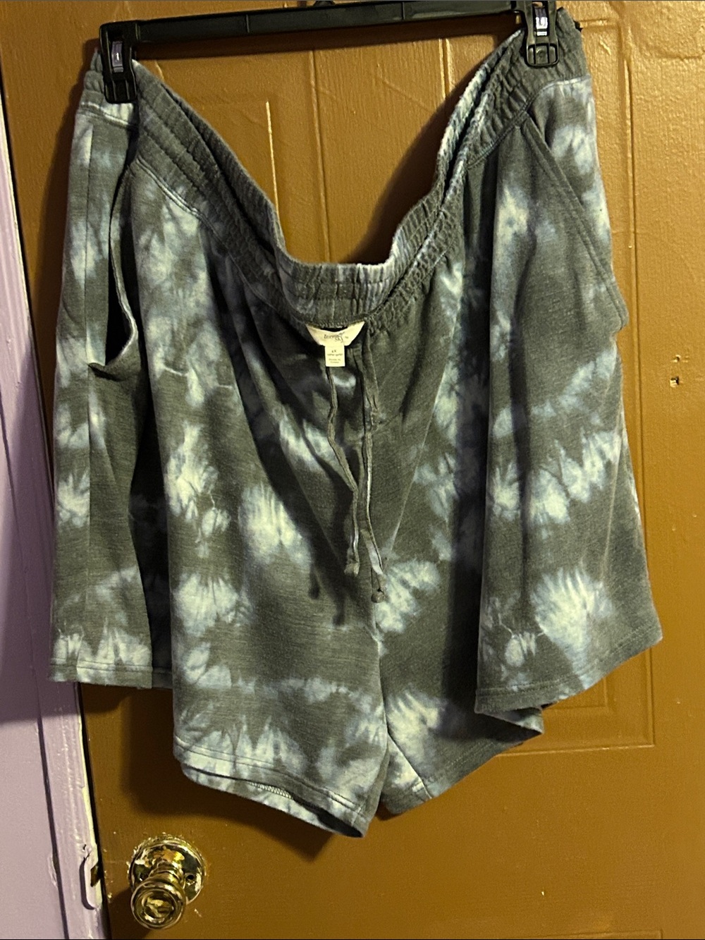 Terra & sky tie dye shorts